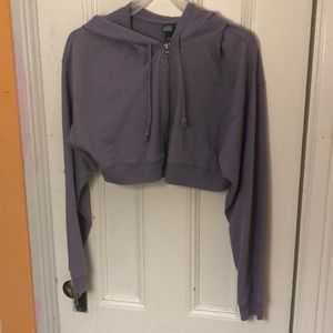 🔸wild fable purple cropped hoodie